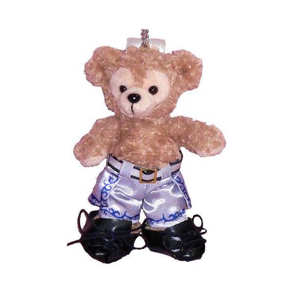 ぬいぐるみ ダッフィー 服 コスチューム DDT HARASHIMA選手 BOYZ 衣装 プロレス ぬいぐるみバッジ ぬいバ 14cm チャームド・ライフ