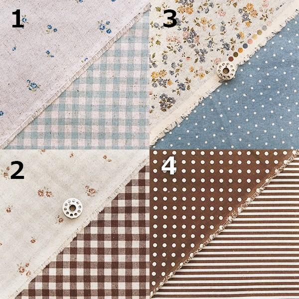 綿 麻 リバーシブル チェック ドット 花 売り切り クリックポスト配送 要選択 Fabric 3 Charmers Yahoo 店 通販 Yahoo ショッピング