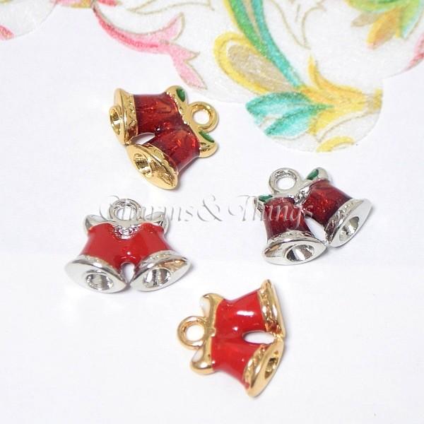 Xmas 赤いクリスマスベルのチャーム 2個入り クリスマス素材 アクセサリーパーツ 金属チャーム Xmas 鈴 Sc1628 Charms And Things 通販 Yahoo ショッピング