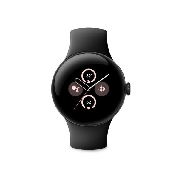 Google グーグル Pixel Watch 2 Matte Black アルミケース/Obsidian 