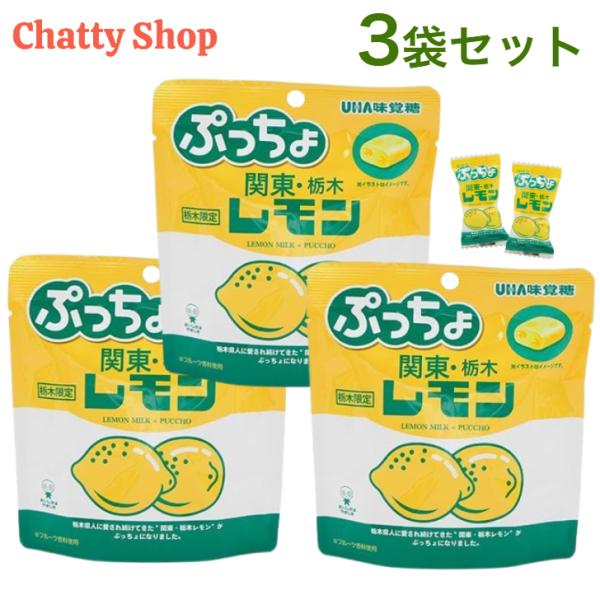 関東・栃木レモン ぷっちょ 10個入り 3袋