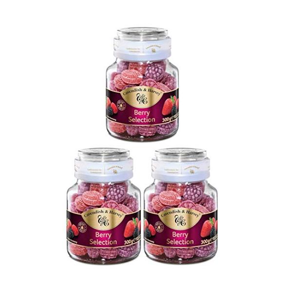 「商品情報」カベンディッシュ&amp;ハーベイミックスベリーキャンディージャー300g × ３瓶セットです。「主な仕様」