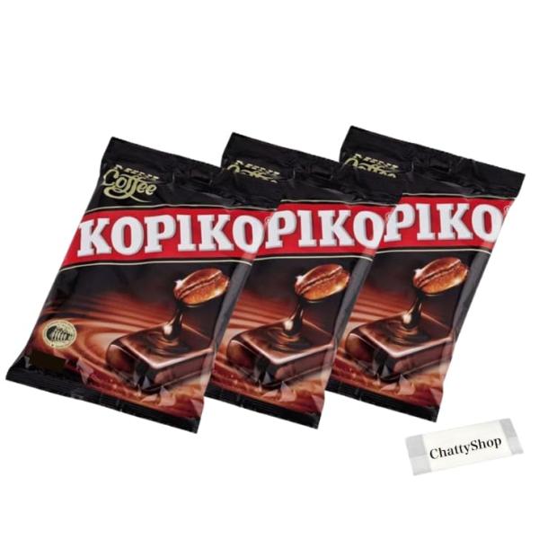「商品情報」商品の説明【コーヒーキャンディ袋入】食べるコーヒー”深煎の濃厚な風味 厳選されたジャワコーヒービーンズから作られたコピコ・コーヒーキャンディは、一度食べたらやめられない『食べるコーヒー』です。 濃い目の深入りコーヒーを飲むような...
