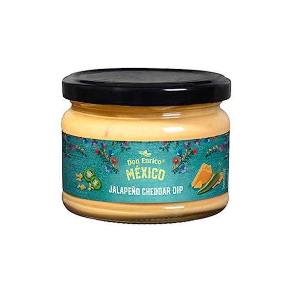 「商品情報」チーズの濃厚な美味しさをたっぷりと活かしながらピリッとした辛さのある、ハラペーニョ入りのチーズソースです。あっさりとしたトルティーヤチップスと相性抜群。おやつはもちろん、お酒のおつまみやパーティーの一品にも最適です。野菜やハンバ...