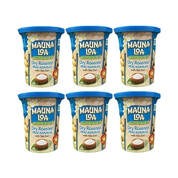 マウナロア　マカデミアナッツ塩味6カップセット7箱 Amazon.co.jp: MAUNALOA(マウナロア) マカダミアナッツ塩味6缶