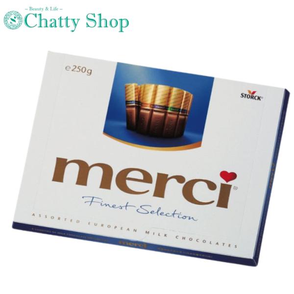 ストーク メルシーミルクアソート （20本）250g　ドイツのお土産の定番、メルシーチョコレートは、様々な贈り物として喜ばれています。洗練された高品質のチョコレートとして世界の多くの人たちに愛されています。ミルク、ヘーゼルナッツクリーム、ヘ...