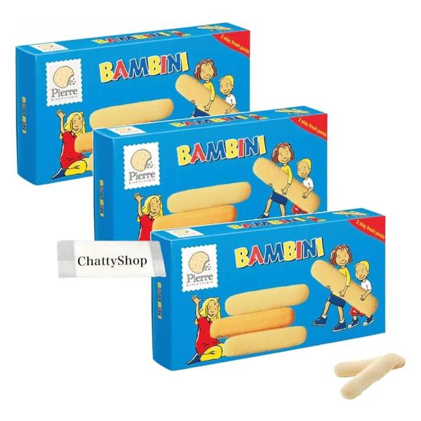 【3個セット】バンビーニ ピエールビスキュイットリー フィンガービスケット 100g