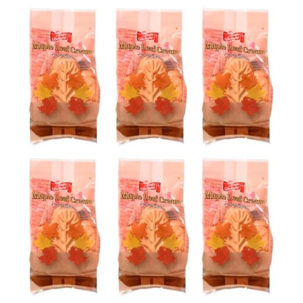 【6袋セット】メイプルリーフクリームクッキー （1袋2P入り ×6袋）