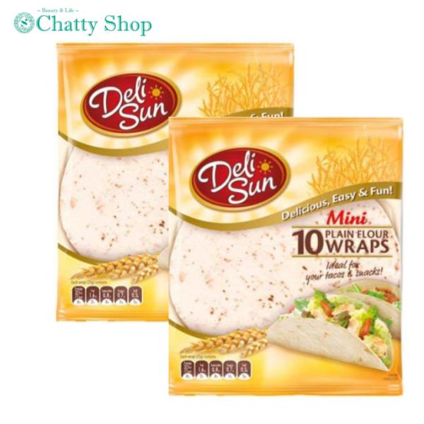 常温トルティーヤのミニサイズ！スペインのDelibreads社デリサン ミニフラワートルティーヤ（250g/10枚入）タコスやスナック、ラップサンドの生地としてミニサイズで使いやすく、こどももおとなも食べやすい！お好きな具材を巻いてタコスに...