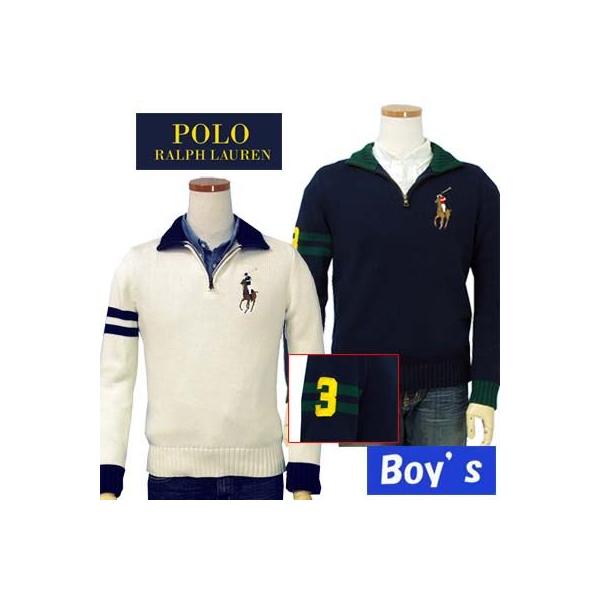 値下げしました】POLO by Ralph Lauren ビッグポニー ハーフジップ