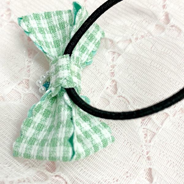 ヘアゴム キッズゴム キッズリボン  ギンガム6個セット グログラン 楽天市場】【 ヘアゴム キッズ 】クリスマス ギンガムチェック