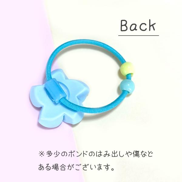 ヘアゴム ハイビスカス 花 フラワー 手作り おしゃれ カラフル