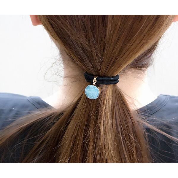 サークルドゥルージーのヘアゴム 6color ヘアアクセサリー 大人 可愛い