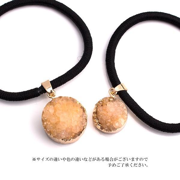 楕円ドゥルージーのヘアゴム 6color ヘアアクセサリー 大人 可愛い  