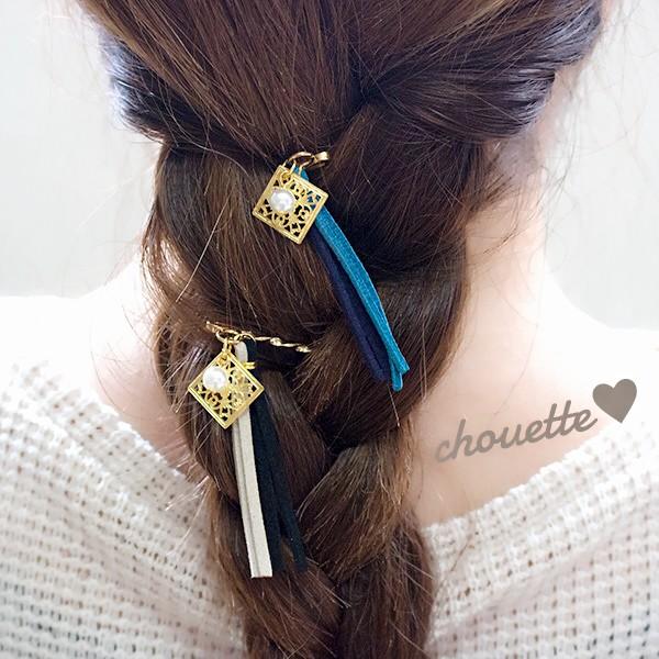 送料無料 合皮 ツ トンスイングで可愛いヘアピン 5色 同梱可 H 344 H 344 手芸材料ヘアアクセのchouette 通販 Yahoo ショッピング