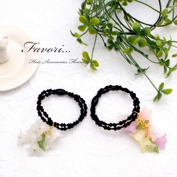 じゃらじゃら  ヘアゴム  ❅*°雪❅*° Jewel VOX ヘアゴム ヘアアクセ ヘアポニー レディース ビーズ