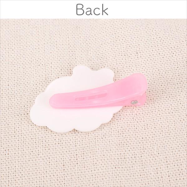 もくもく雲さん☆ベビーヘアクリップ　ヘアゴム もくもく雲さん☆ベビーヘアクリップヘアゴム