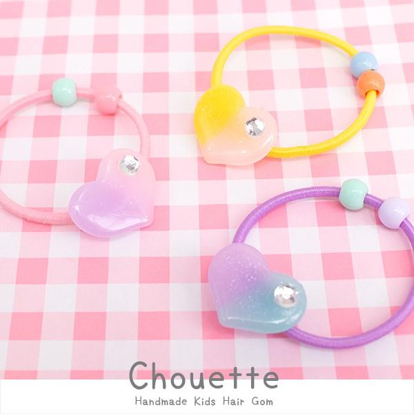 送料無料 キッズ用 グラデーションハートのストーン入りビーズのヘアゴム 3個セット ヘアアクセ 子供 キッズ ベビー ポイント消化 H 8 H 8 手芸材料ヘアアクセのchouette 通販 Yahoo ショッピング