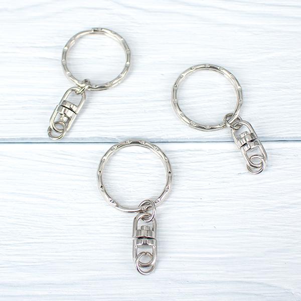 キーホルダー 金具パーツ 回転カン カクセン付き 2重リング 2個入り ハンドメイド アクセサリー ポイント消化 Pt 1330b Pt 1330b 手芸材料ヘアアクセのchouette 通販 Yahoo ショッピング