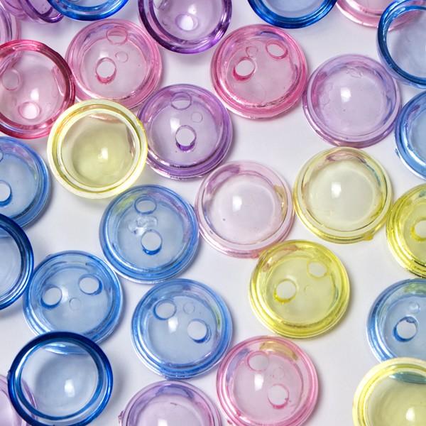 カプセル ヘアアクセサリー ヘアゴム 丸 20mm 16セット pt