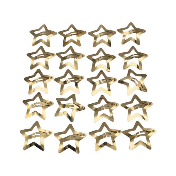 【257】リバティプリント　ハンドメイド　星　オーバル　パッチンピン　2個セット 257】リバティプリント ハンドメイド 星 オーバル パッチンピン