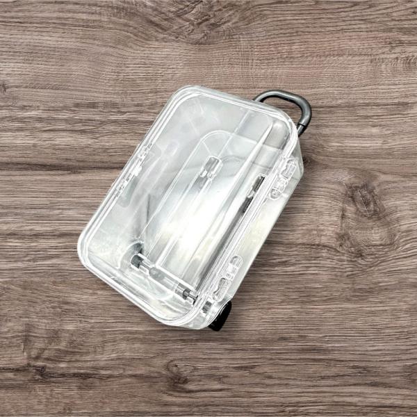 ミニチュア スーツケース アクリルケース 透明 小物入れ ディスプレイ