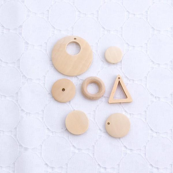 ウッドパーツ アソート 7アイテム ハンドメイド 手芸材料 pt-290