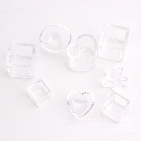 レジンアクリル枠 全5タイプ ハンドメイド 手芸材料 パーツ pt-331