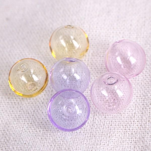 在庫処分 高品質ガラスドーム 色付き ハンドメイド 手芸材料 パーツ
