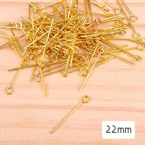 ハンドメイド　資材 9ピン 3種類 22mm/32mm/50mm ゴールド ハンドメイド 手芸材料