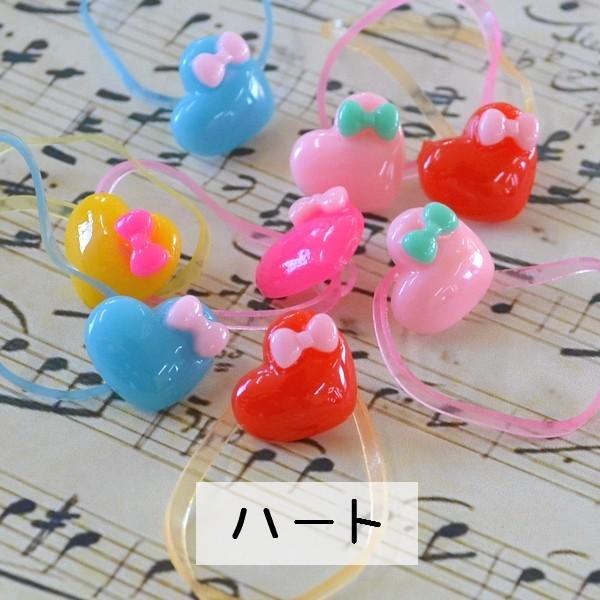 カラフルミニモチーフ3種の絡まないゴム 8個(同柄ミックス) ヘア