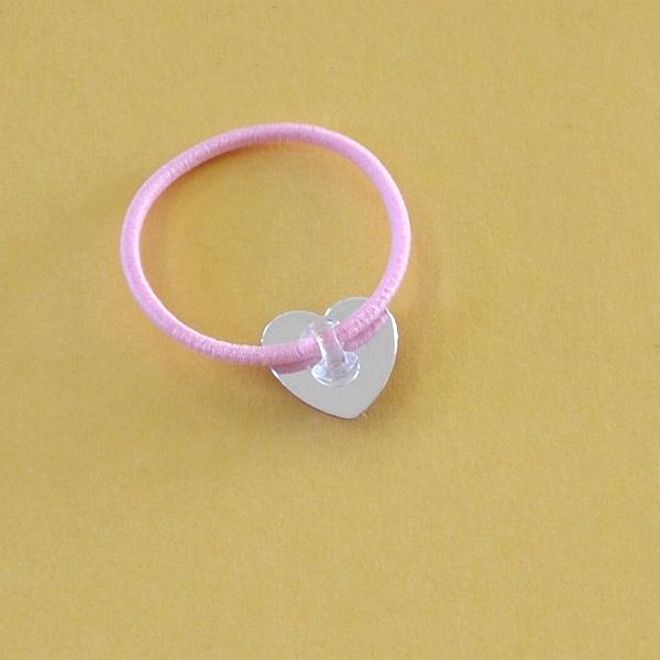 228ピンクリボンパール　ヘアゴムキッズ　ヘアアクセサリー　くるみボタン 228ピンクリボンパール ヘアゴムキッズ ヘアアクセサリー くるみボタン