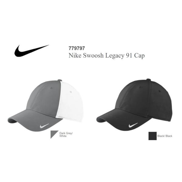 NIKE（ナイキ） Nike DRI-FIT SWOOSH LEGACY 91 CAP ＃779797 DK GRY