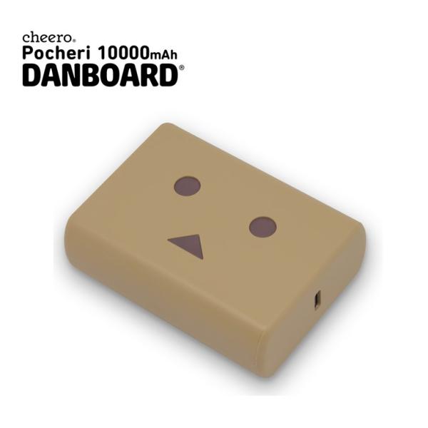 モバイルバッテリー 大容量 急速充電 パワーデリバリー iPhone / iPad / Android チーロ ダンボー cheero Pocheri Danboard 10000mAh PD18W PSE