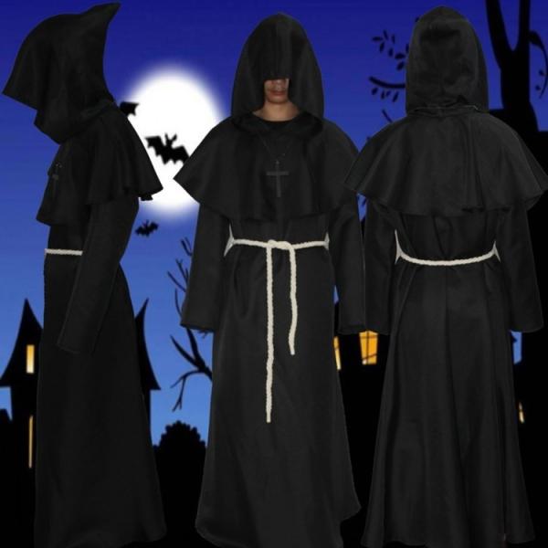 送料無料 中世ヨーロッパ風 僧侶 コスプレ 衣装 ローブ ハロウィン 衣装 大人 中世 僧侶 悪魔 吸血鬼 死神 巫女 魔女 マント ゴースト 魔法使 Buyee Buyee 日本の通販商品 オークションの代理入札 代理購入