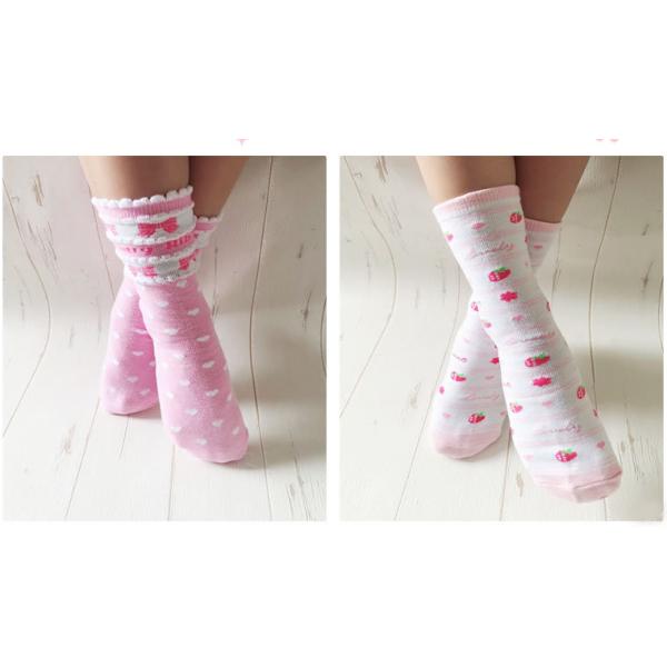 ラブリー柄 靴下 5足セット クルーソックス ソックス 女の子用 保育園 幼稚園 小学校 小学生 子供用 キッズ用 出産祝い お誕生日 プレゼント 15cm 16cm 17c Buyee Buyee Japanese Proxy Service Buy From Japan Bot Online
