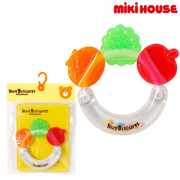 HOT BISCUITS MIKIHOUSE ミキハウス 歯がため ベビー ラトル 男の子
