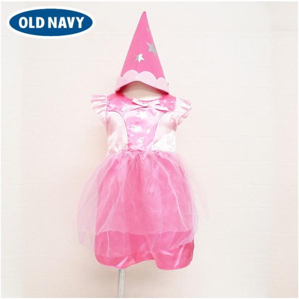オールドネイビー正規(OldNavy)ピンクのチュール付きドレス（コスチューム）♪ハロウィンやクリスマスに！ (4歳 4才 4T 5歳 5才 5T 6歳 6才 6T 女の子用)(110c…
