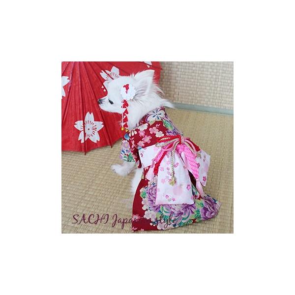 オーダーメイド犬服の着物花舞レッド舞妓帯 帯電防止加工裏地つき Buyee Buyee Japanese Proxy Service Buy From Japan Bot Online