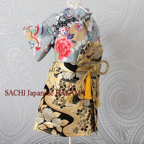 10/9【 Sakura様オーダー 】犬服　着物　振袖 咲楽-sakura-犬服のペットの着物（帯電防止裏地）大振袖お