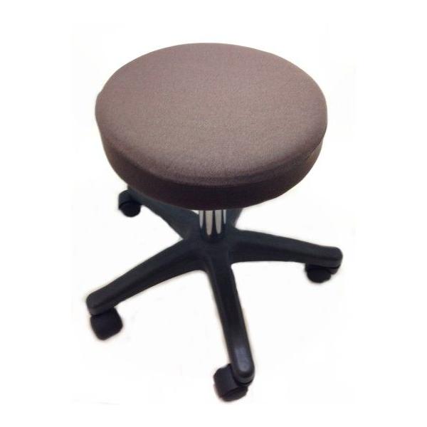 丸椅子カバー スツールカバー 日本製 サロン様向け 椅子カバー 伸縮素材 ブラウン古くなったスツールも、さっとカバーするだけでイメージチェンジが出来ます。伸縮素材で、ぴったりフィットし、着脱も簡単です。洗濯可能な素材ですので、清潔にお使い頂...