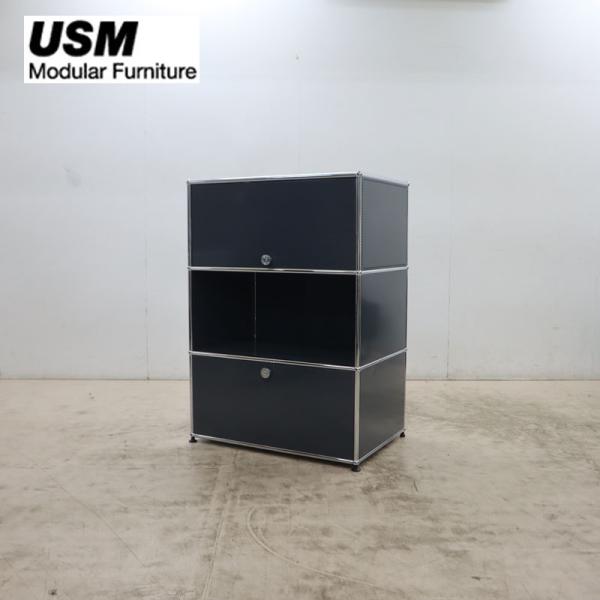 b*y様 USMハラー ハラーシステム　キャビネット　棚　ラック　チェスト USM Haller System USMハラーシステム 1列3段 奥行35cmパネル