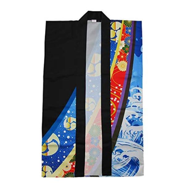 ソーラン節 よさこい袖なし はっぴ 法被 ハッピ 半被 02 ソーラン節 よさこい 太鼓衣装 イベント フェス 販促 大人用 ブラック チェリー21 通販 Yahoo ショッピング