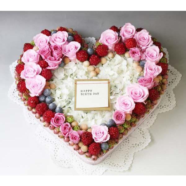 Cherry プリザーブドフラワー バラのフラワーケーキll ハート型ピンク Fch1llp フラワー さくら 通販 Yahoo ショッピング