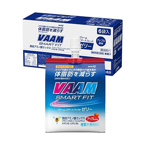 他サイト： VAAM ヴァーム スマートフィットゼリー アップル風味 180g×6個の商品画像