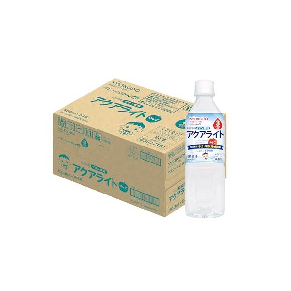 他サイト： ベビーのじかん アクアライト りんご 500ml×24本の商品画像