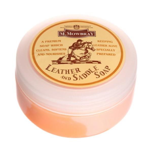 他サイト： M.モゥブレィ 革靴用 丸洗い 石けん 靴クリーニング 汚れ落し クリーナー 説明書付き 125ml 革靴丸洗い用石鹸 サドルソープ 説明書の商品画像