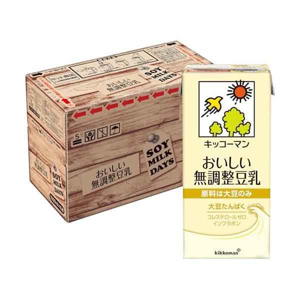 他サイト： キッコーマン おいしい無調整豆乳SOYMILK DAYS 1000ml×6本の商品画像