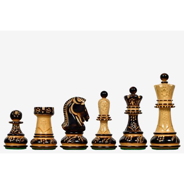 チェス駒 1950 ドゥブロヴニク 94mm ツゲ インド直送 AS214-N : チェス