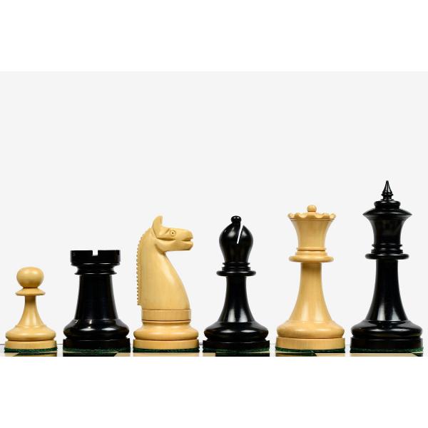 チェス駒 1904 American Chess Company 97mm 黒檀 インド直送 AS279-B